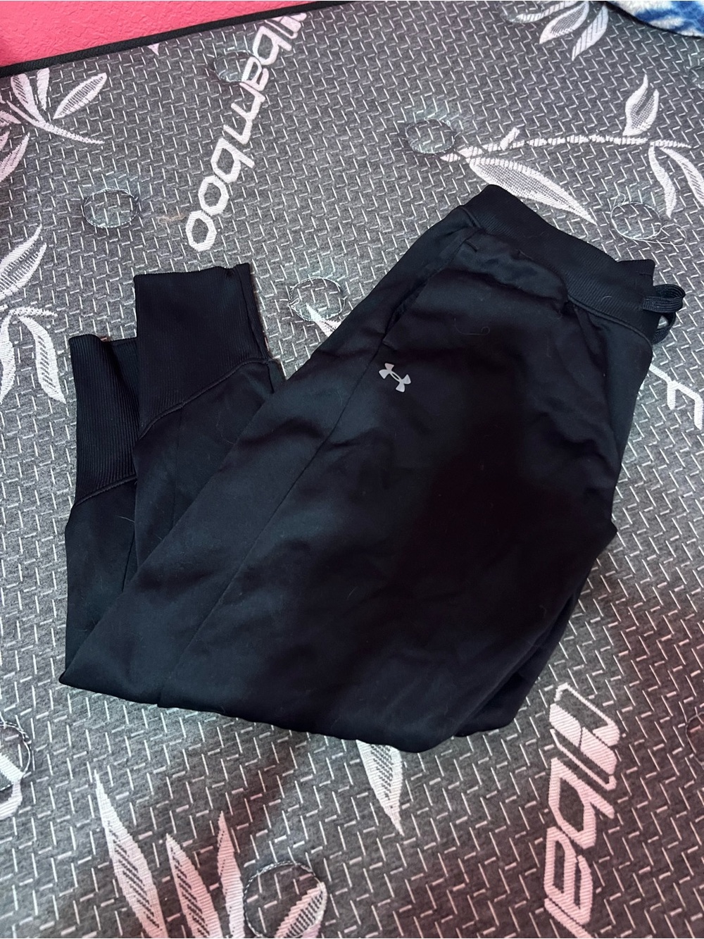 Under Armour Black Fleece-Lined Sweatpants